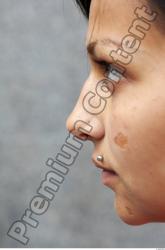 Nose Head Woman Piercing Casual Average Street photo references